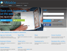 Tablet Screenshot of favable.com